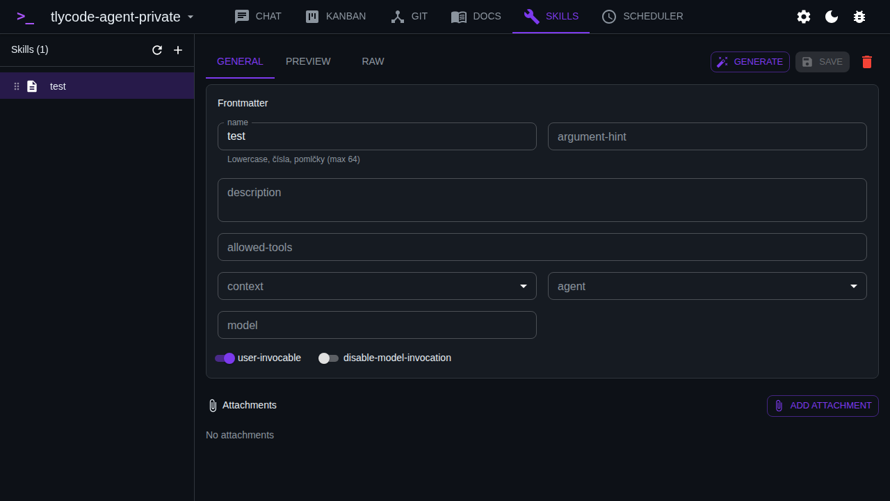 Skill Editor