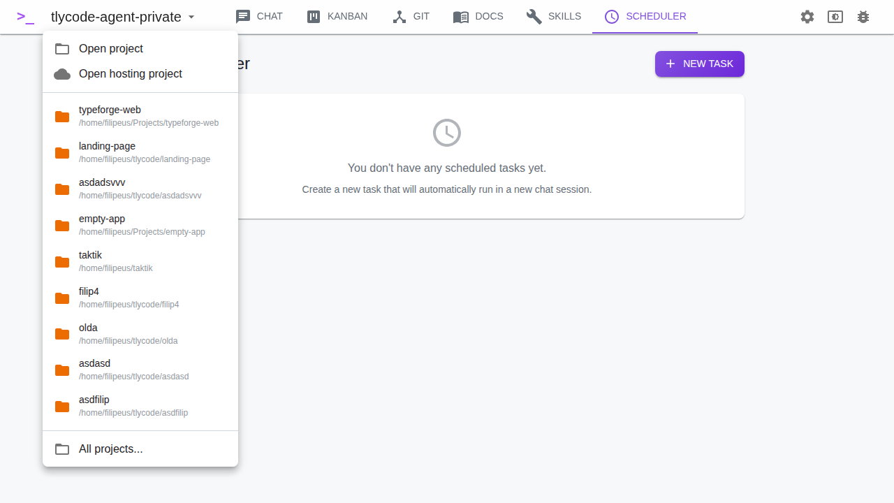 Project Selector