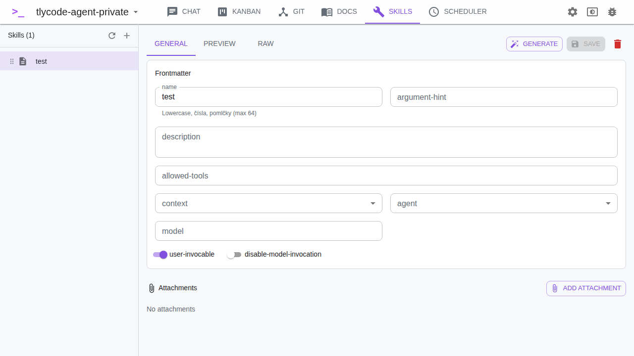 Skill Editor